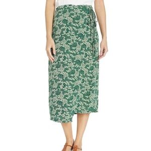 Free People Yasmin Wrap Skirt in Green